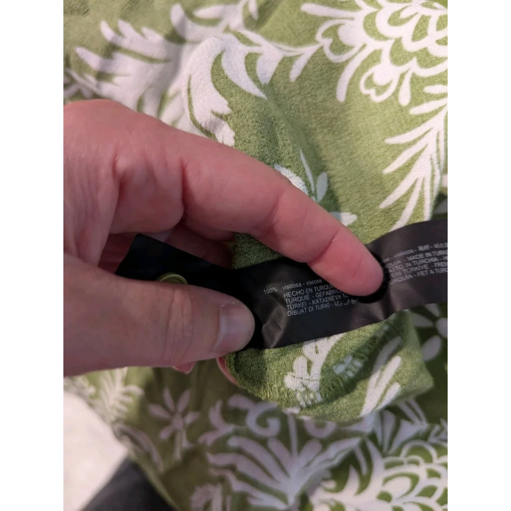 Zara Woman's Small Greena And White Dress - Picture 5 of 5